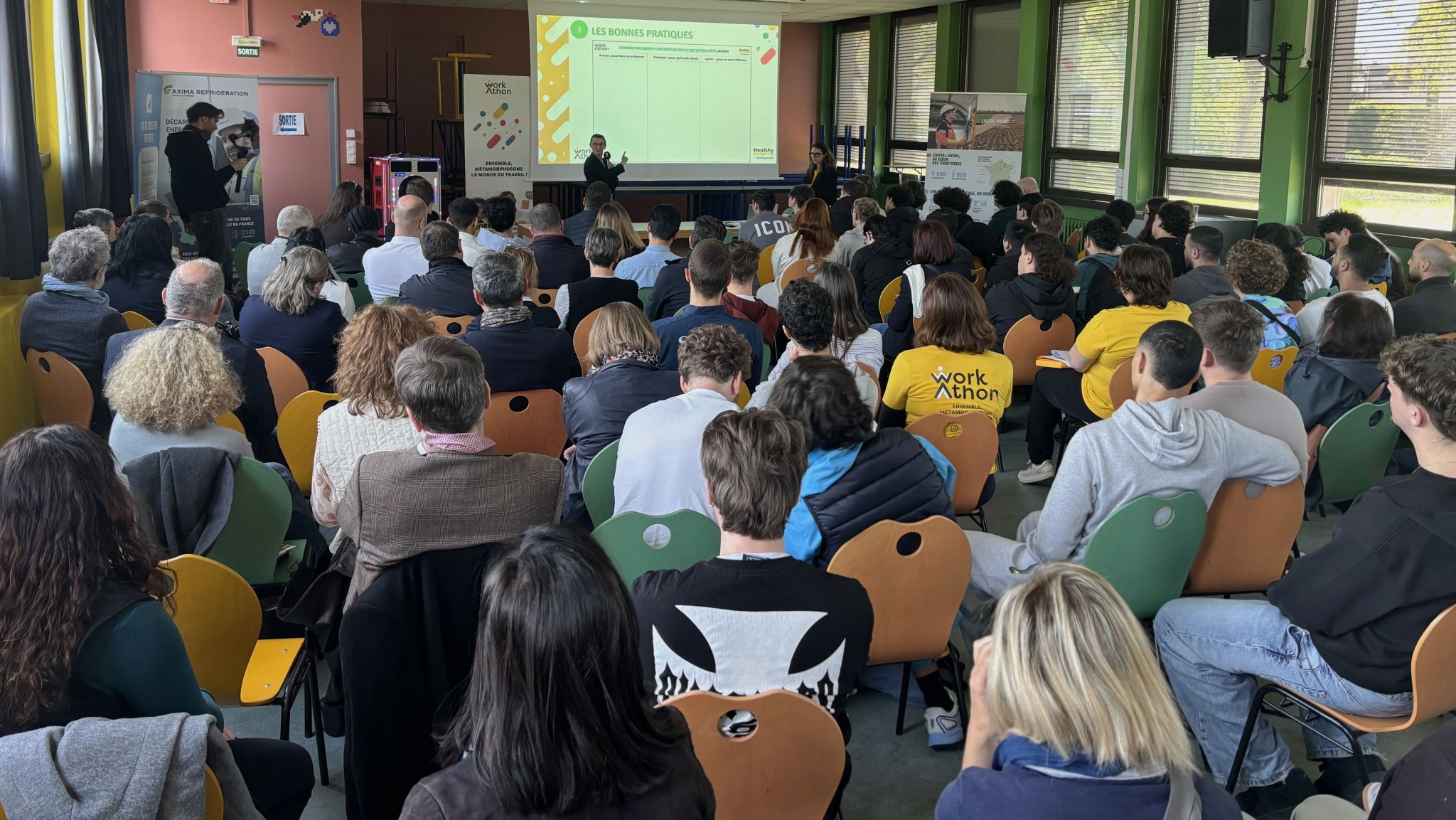 Atelier workathon fait par la maison des loges pour faciliter l'inclusion des jeunes dans les entreprises