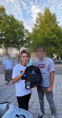 Distribution de kits scolaires à Strasbourg